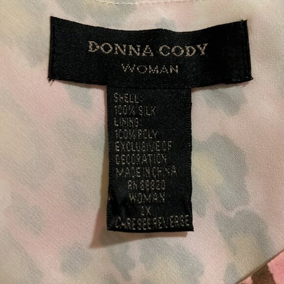 WOMEN’S 100% SILK TOP - SIZE 2X - LINED - Picture 4 of 4